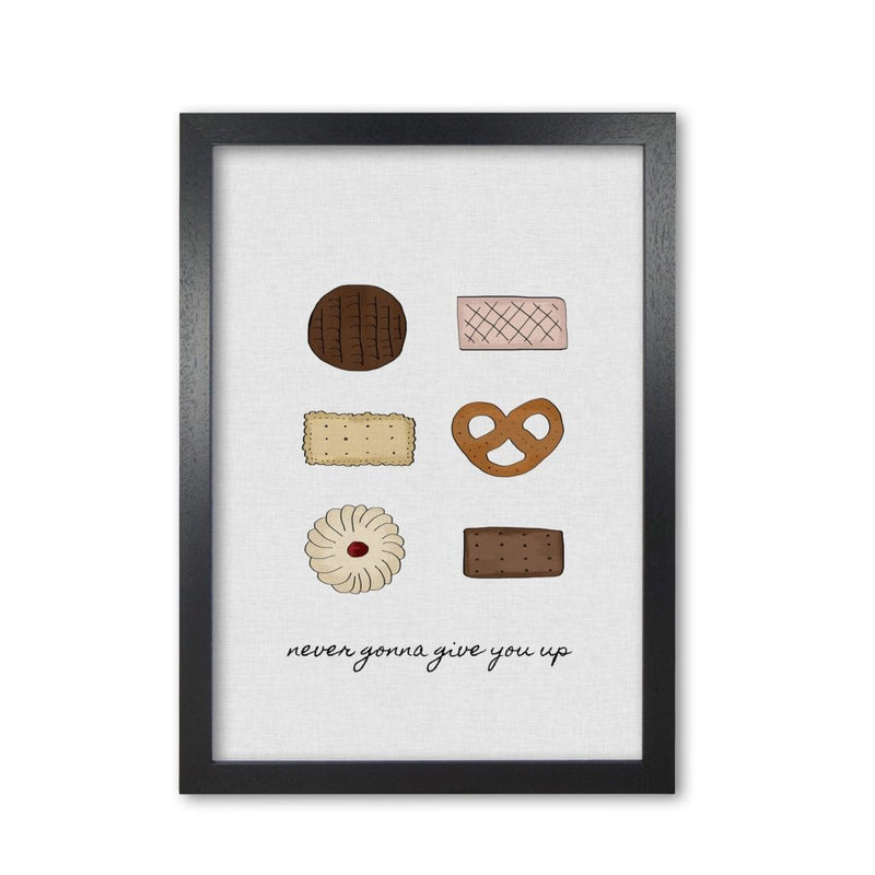 Never gonna give you up fine art print by orara studio, framed kitchen wall art
