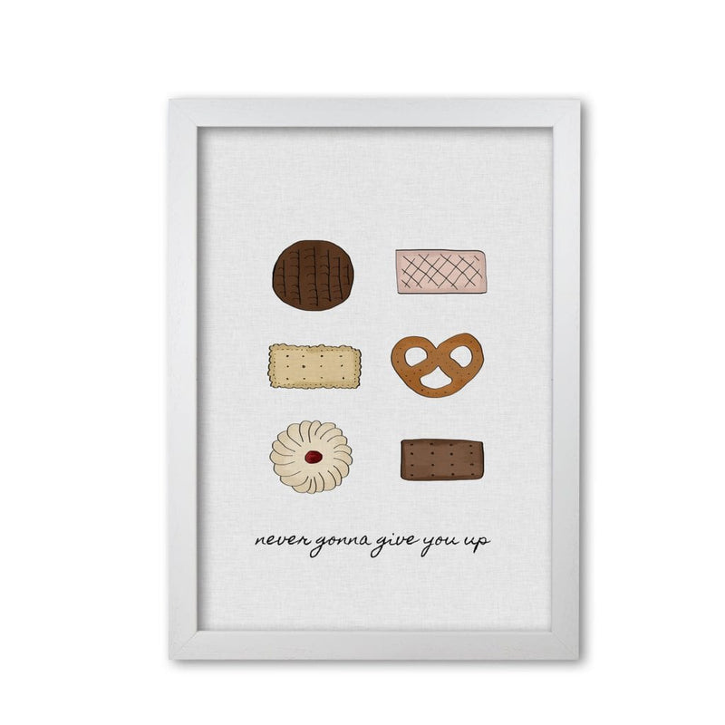 Never gonna give you up fine art print by orara studio, framed kitchen wall art