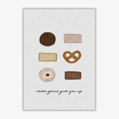 Never gonna give you up fine art print by orara studio, framed kitchen wall art