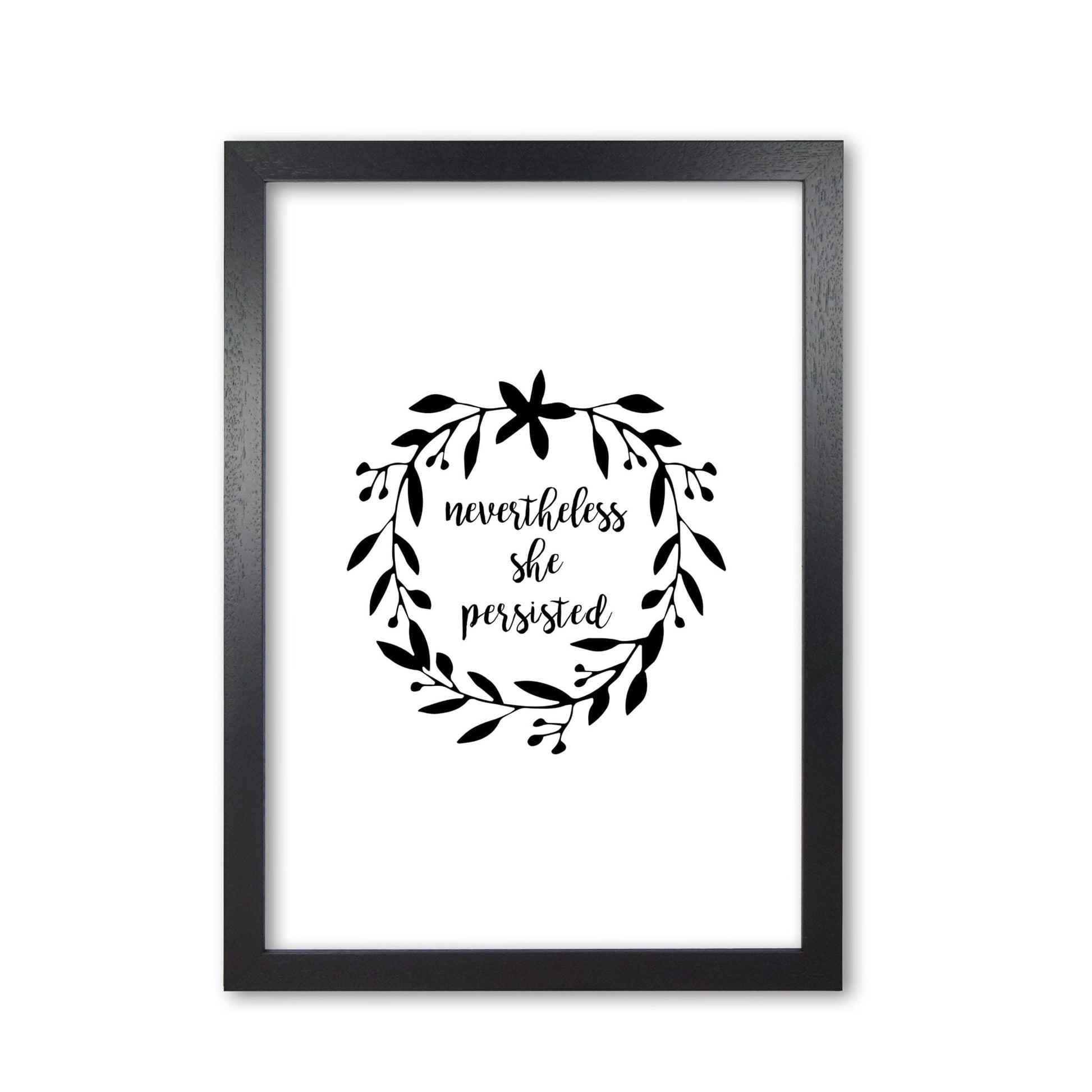 Nevertheless she persisted illustration fine art print by orara studio