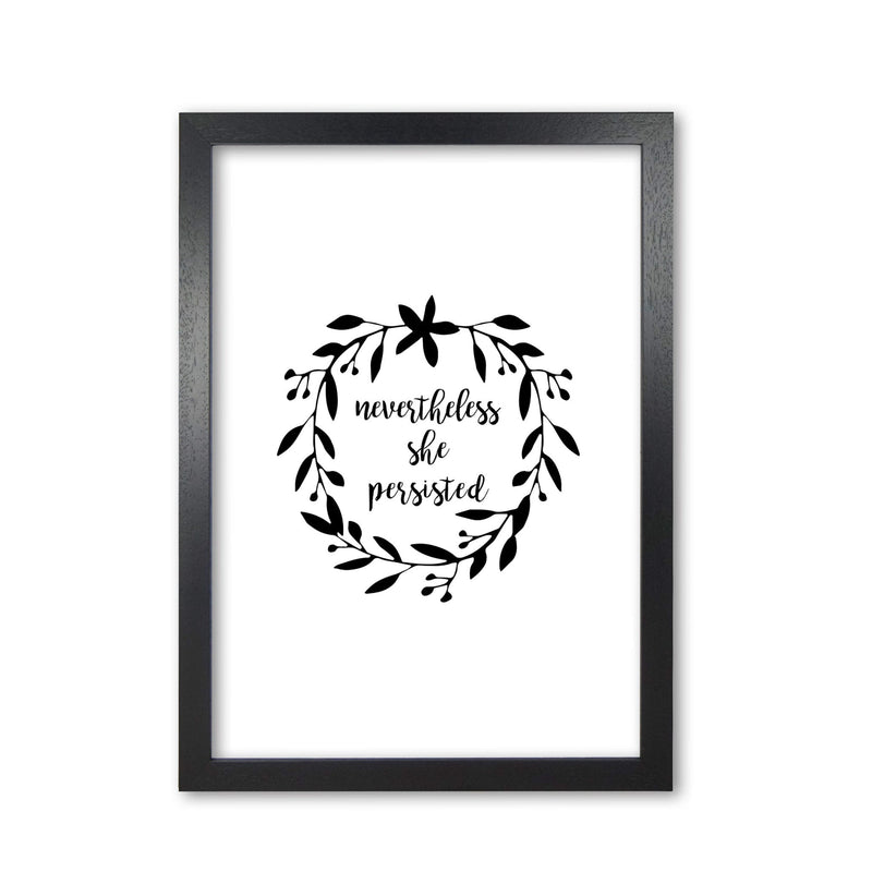 Nevertheless she persisted illustration fine art print by orara studio