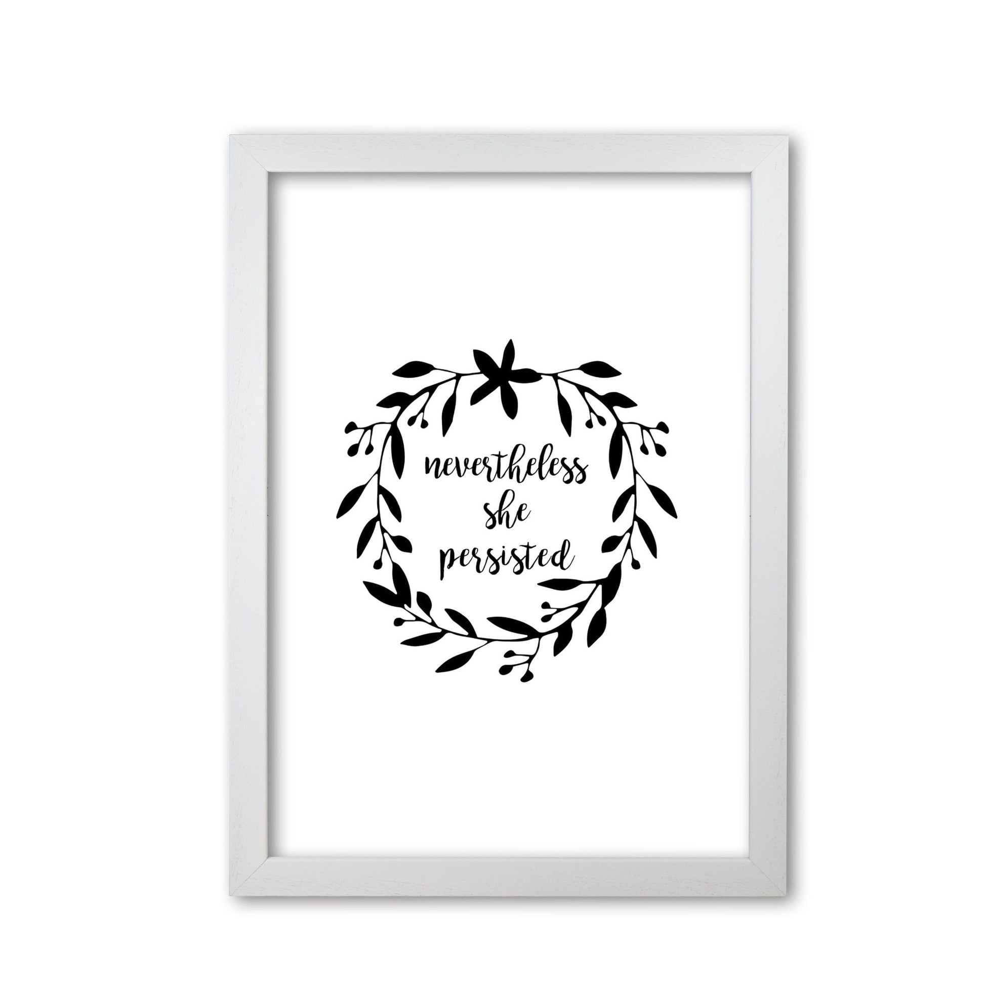 Nevertheless she persisted illustration fine art print by orara studio