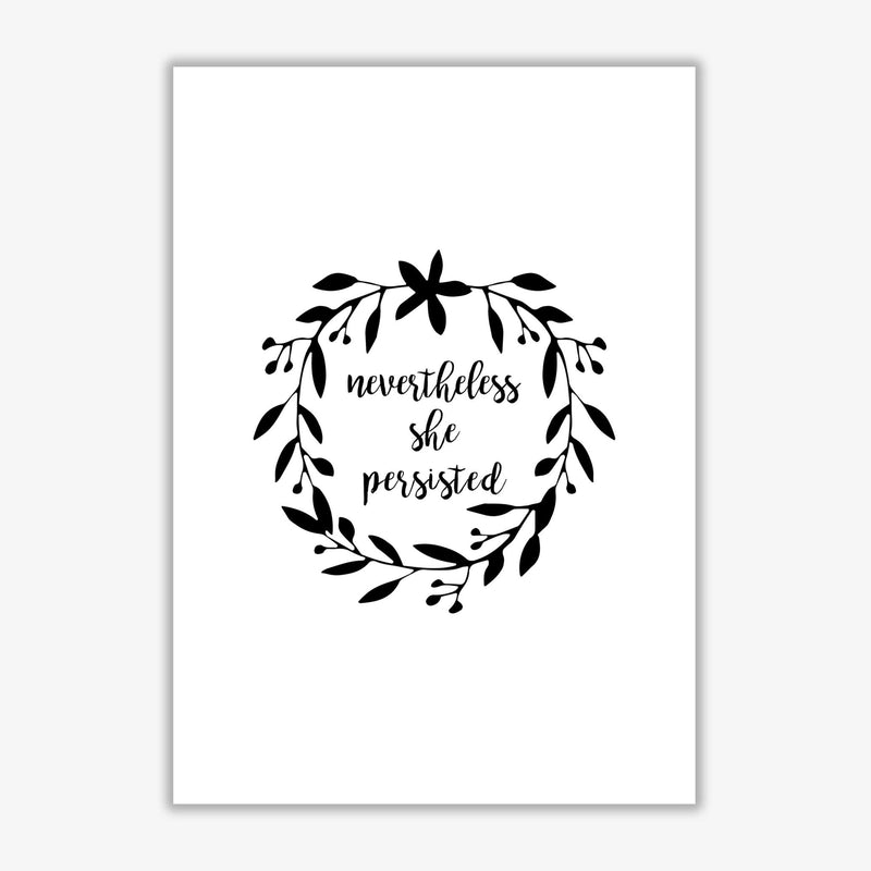 Nevertheless she persisted illustration fine art print by orara studio