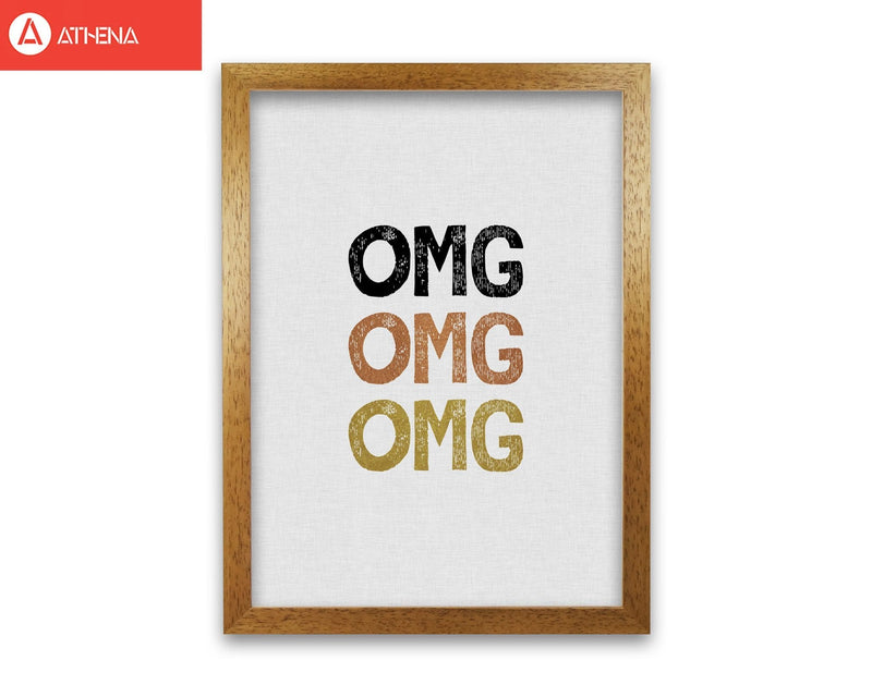 Omg funny quote fine art print by orara studio