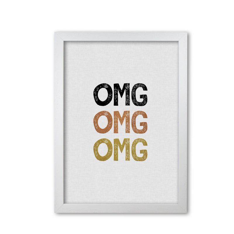 Omg funny quote fine art print by orara studio
