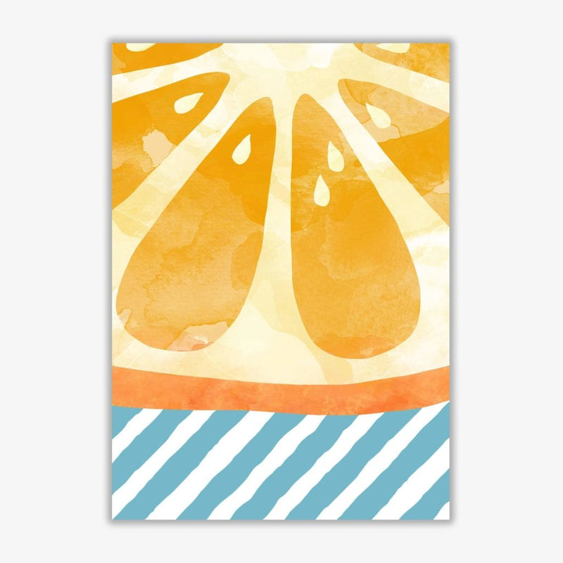 Orange abstract fine art print by orara studio, framed kitchen wall art