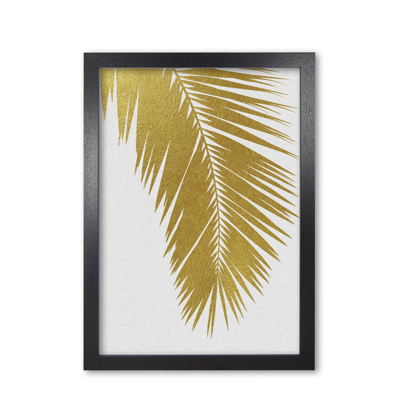 Palm leaf gold i fine art print by orara studio, framed botanical &