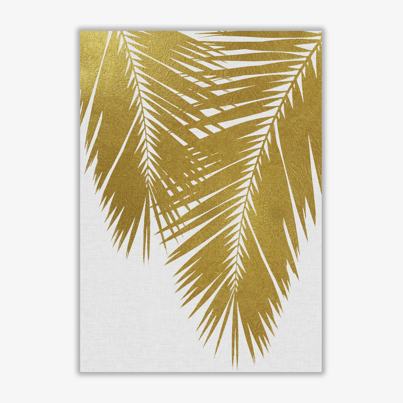 Palm leaf gold ii fine art print by orara studio, framed botanical &