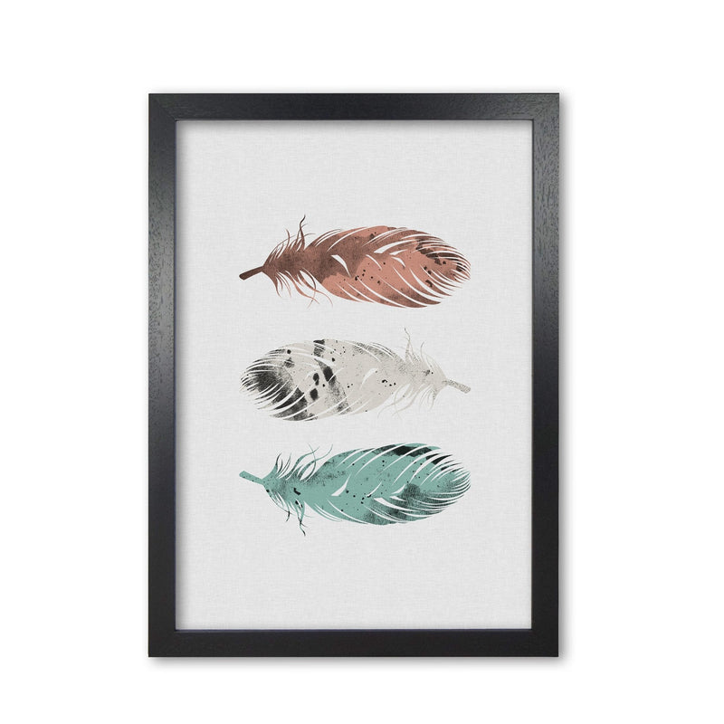 Pastel feathers fine art print by orara studio, framed botanical &