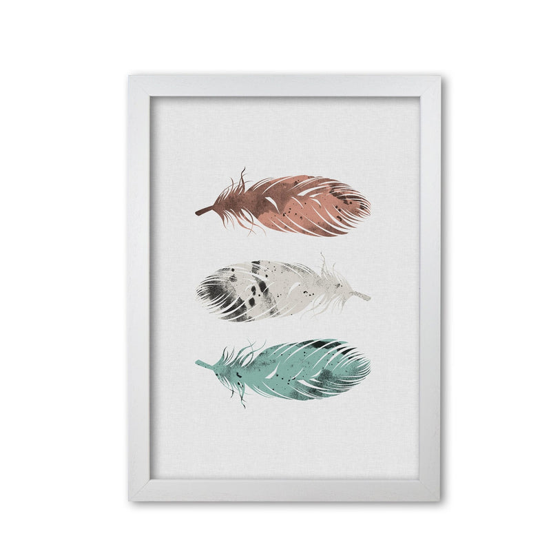Pastel feathers fine art print by orara studio, framed botanical &