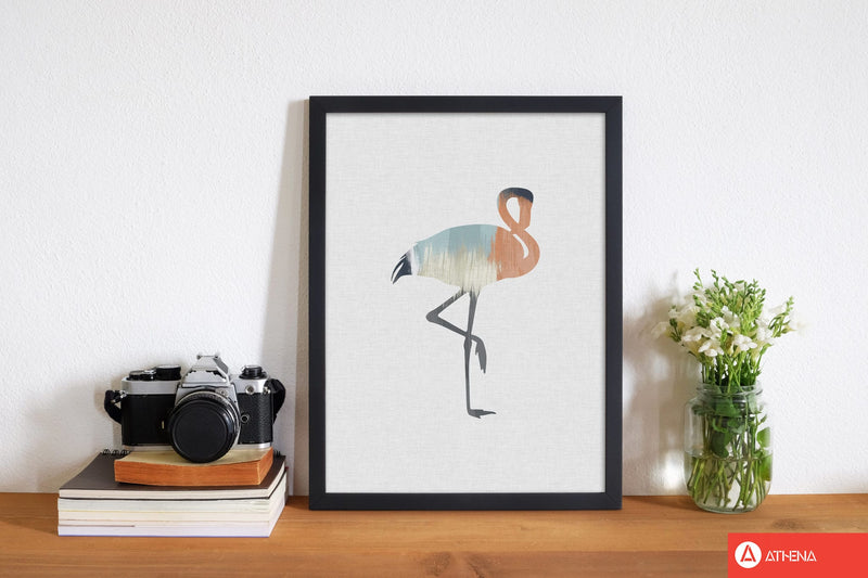 Pastel flamingo fine art print by orara studio