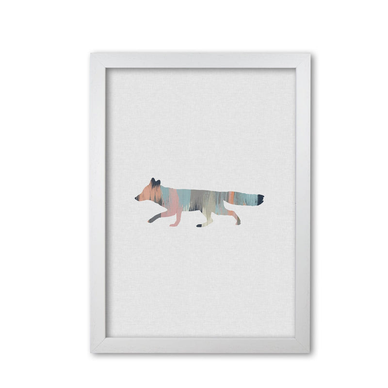 Pastel fox fine art print by orara studio