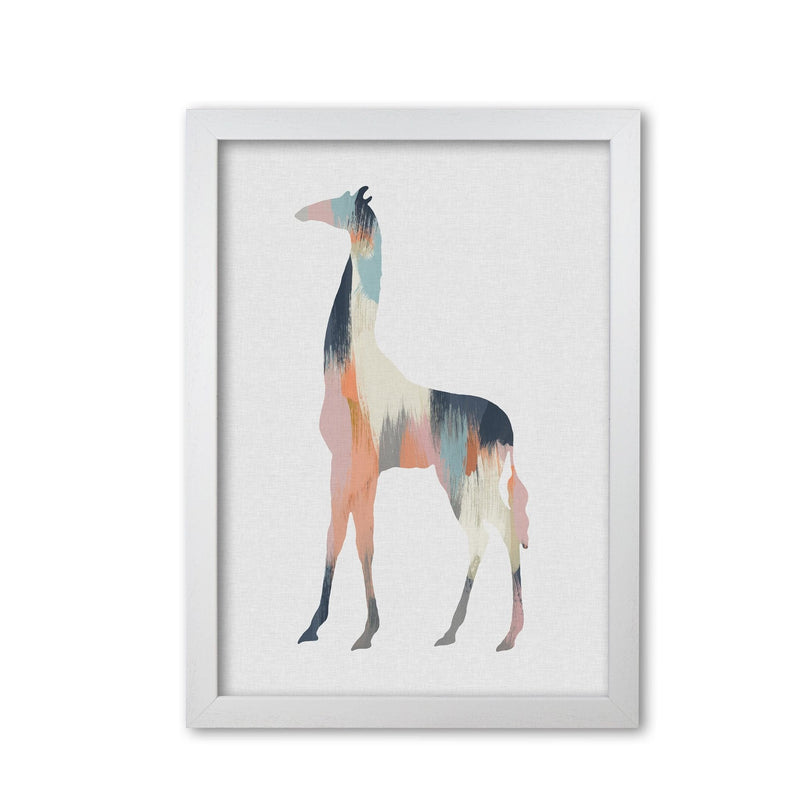 Pastel giraffe fine art print by orara studio