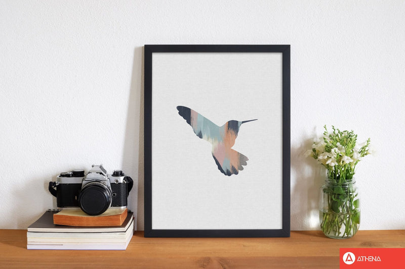 Pastel hummingbird ii fine art print by orara studio