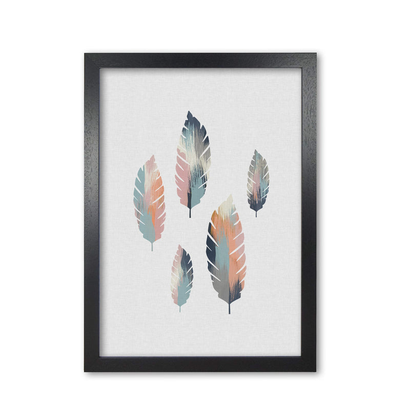 Pastel leaves fine art print by orara studio, framed botanical &