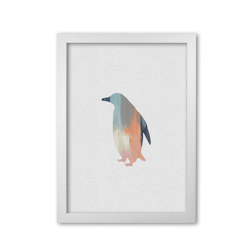 Pastel penguin fine art print by orara studio