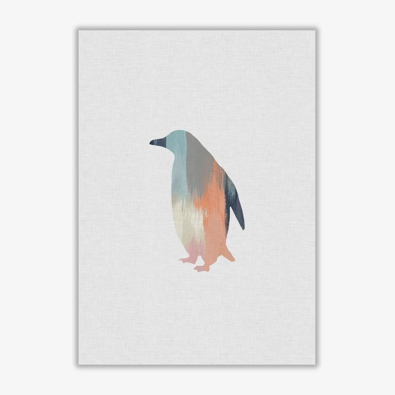 Pastel penguin fine art print by orara studio