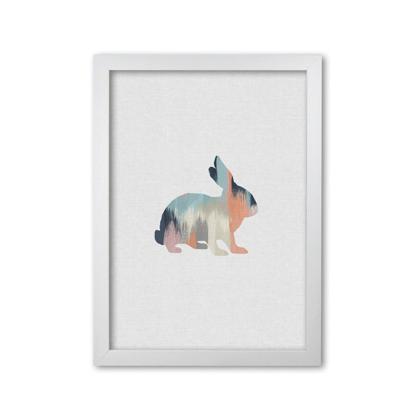 Pastel rabbit fine art print by orara studio
