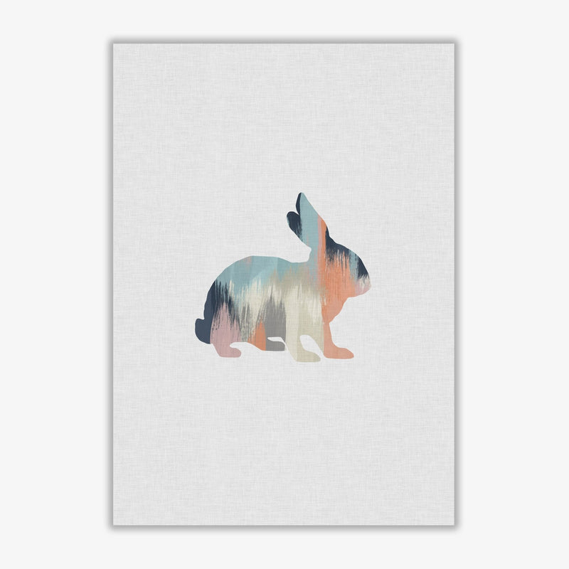 Pastel rabbit fine art print by orara studio