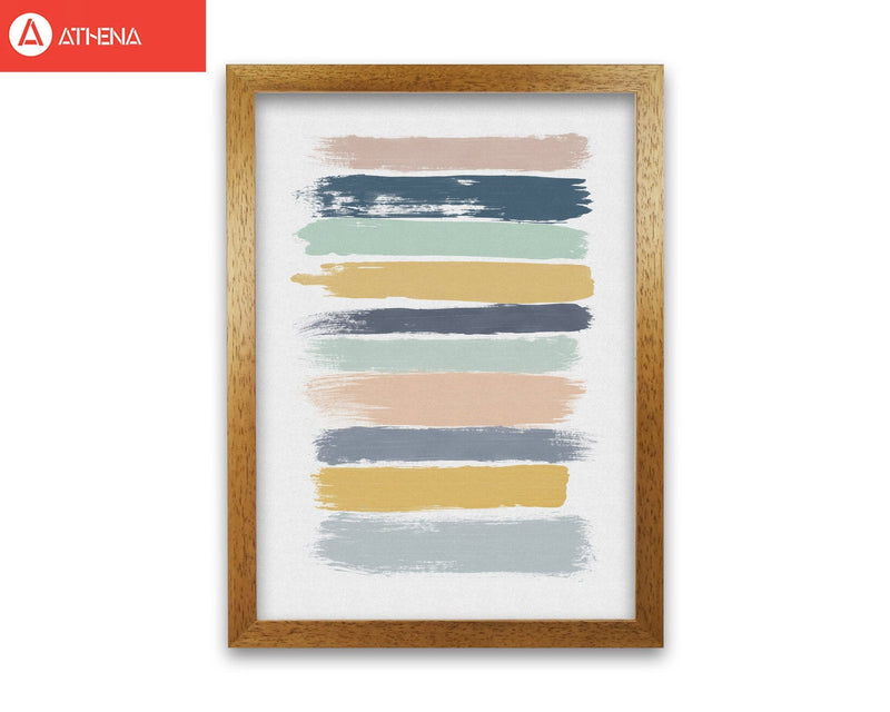 Pastel stripes fine art print by orara studio