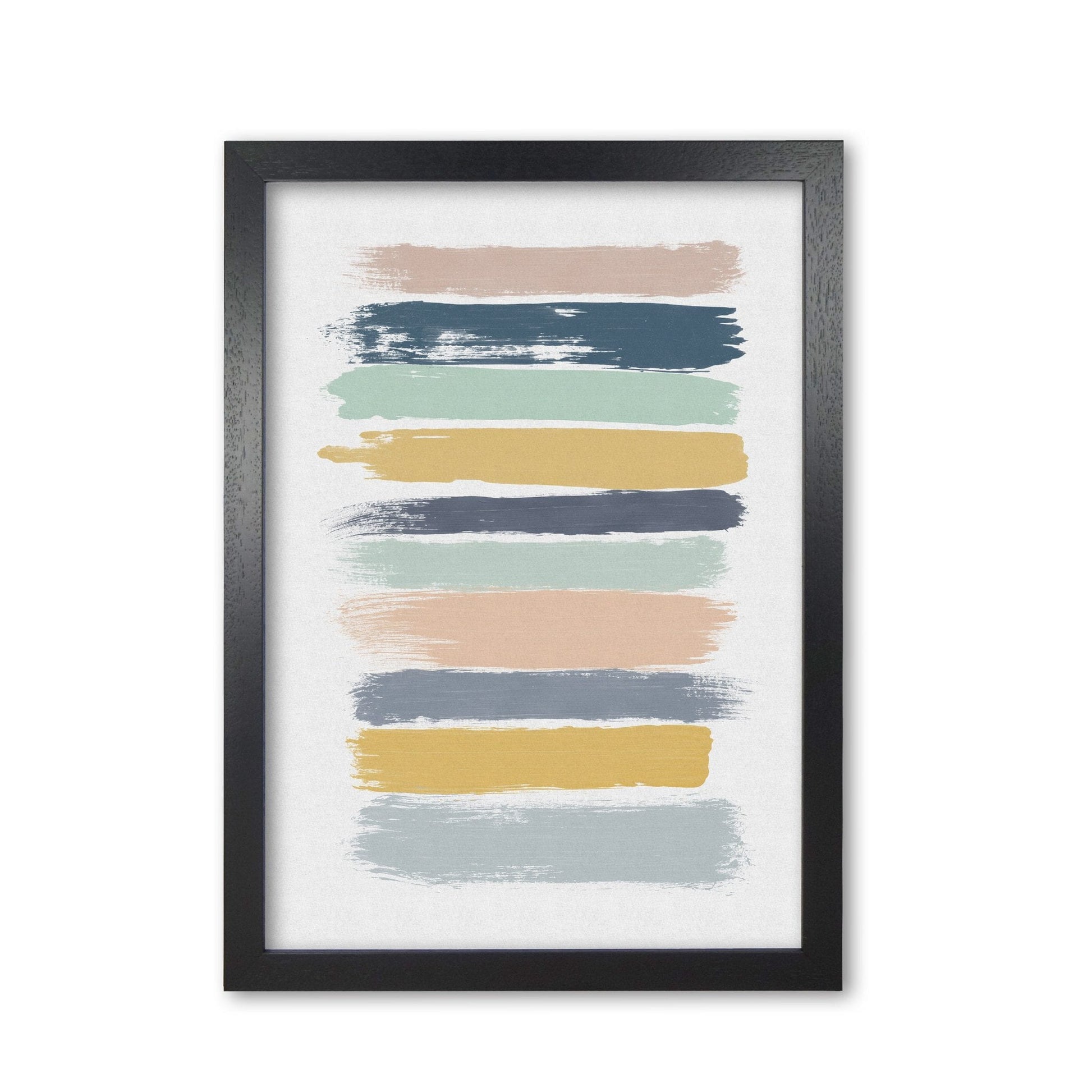 Pastel stripes fine art print by orara studio