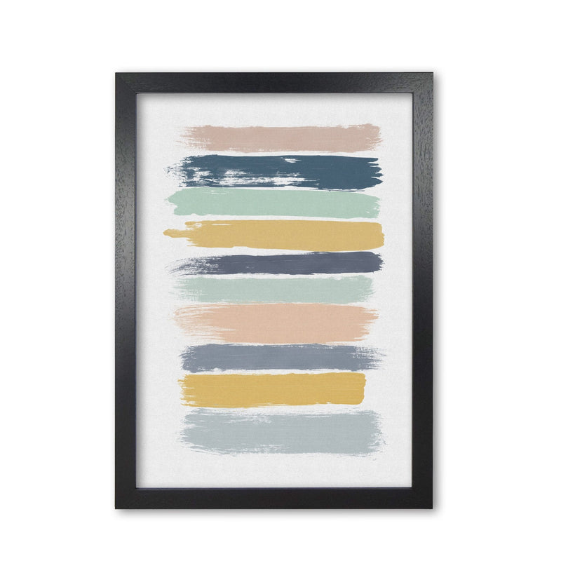 Pastel stripes fine art print by orara studio