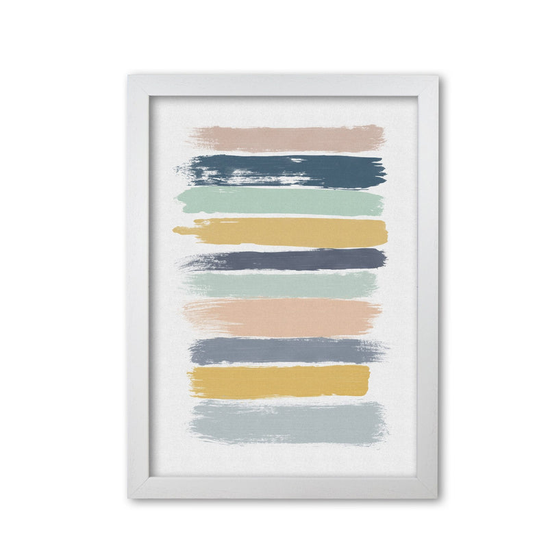 Pastel stripes fine art print by orara studio