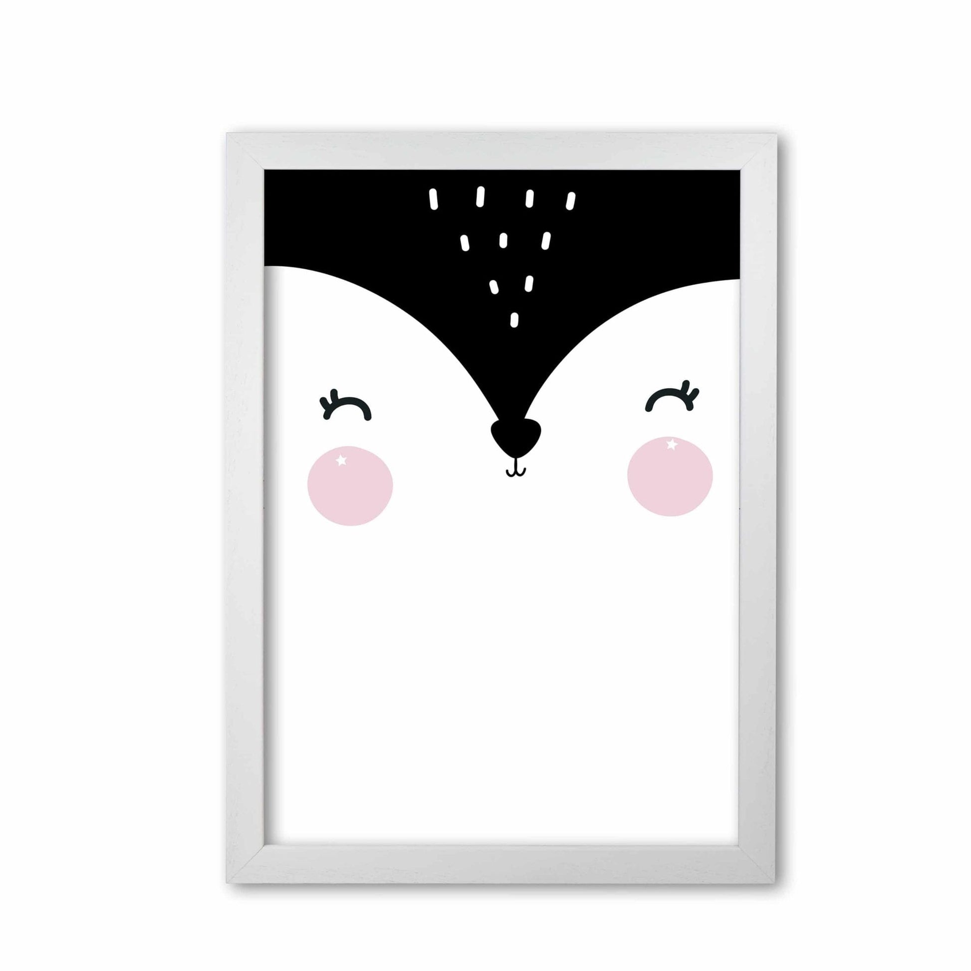 Penguin face scandi modern fine art print