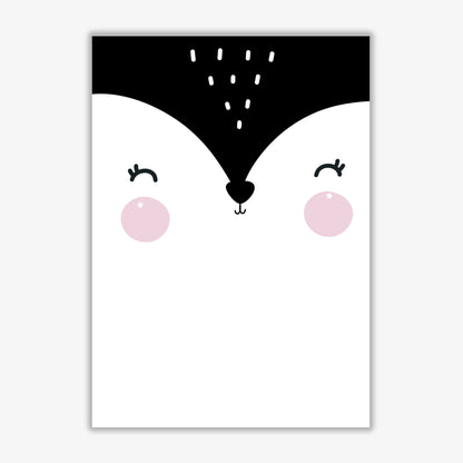Penguin face scandi modern fine art print
