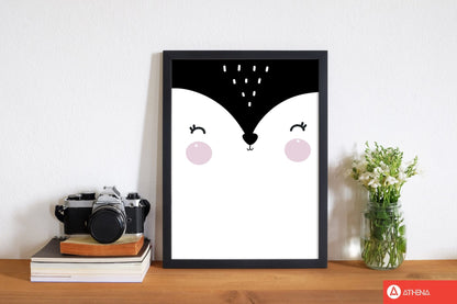 Penguin face scandi modern fine art print