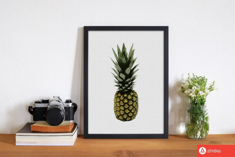 Pineapple fine art print by orara studio, framed kitchen wall art