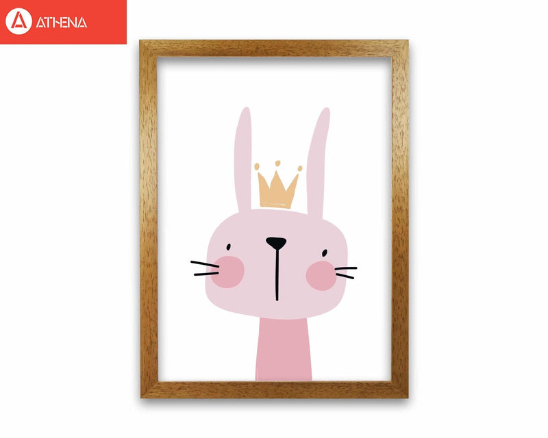 Pink bunny modern fine art print