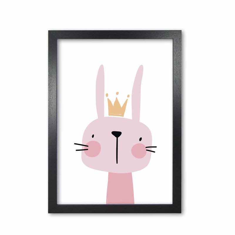 Pink bunny modern fine art print