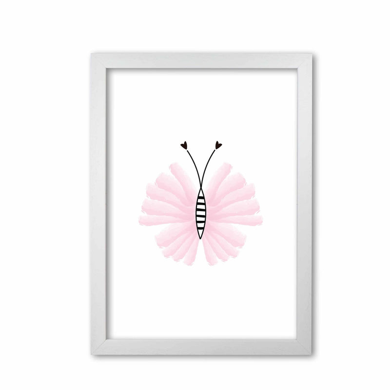 Pink butterfly modern fine art print