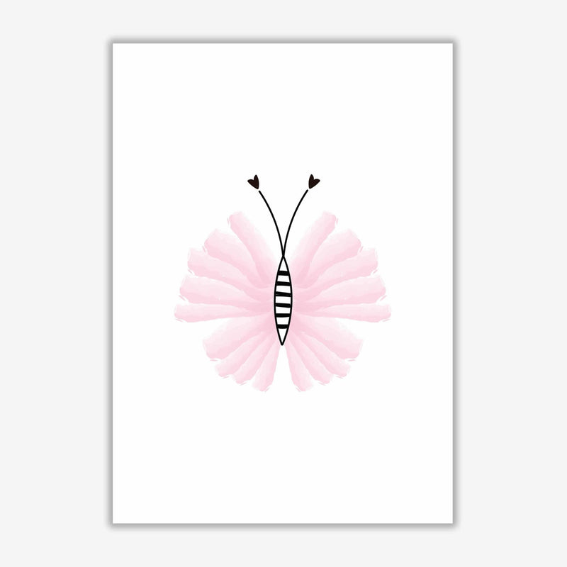 Pink butterfly modern fine art print