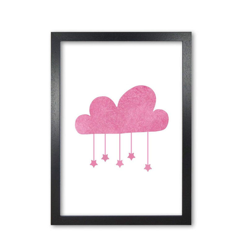 Pink cloud watercolour modern fine art print