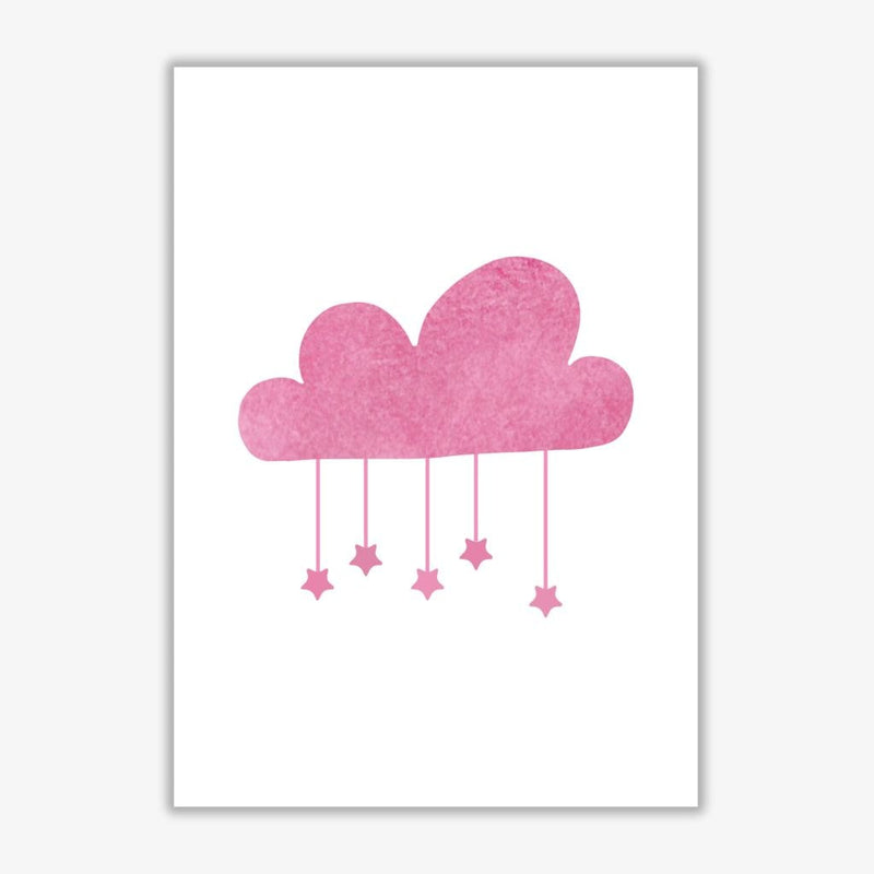 Pink cloud watercolour modern fine art print