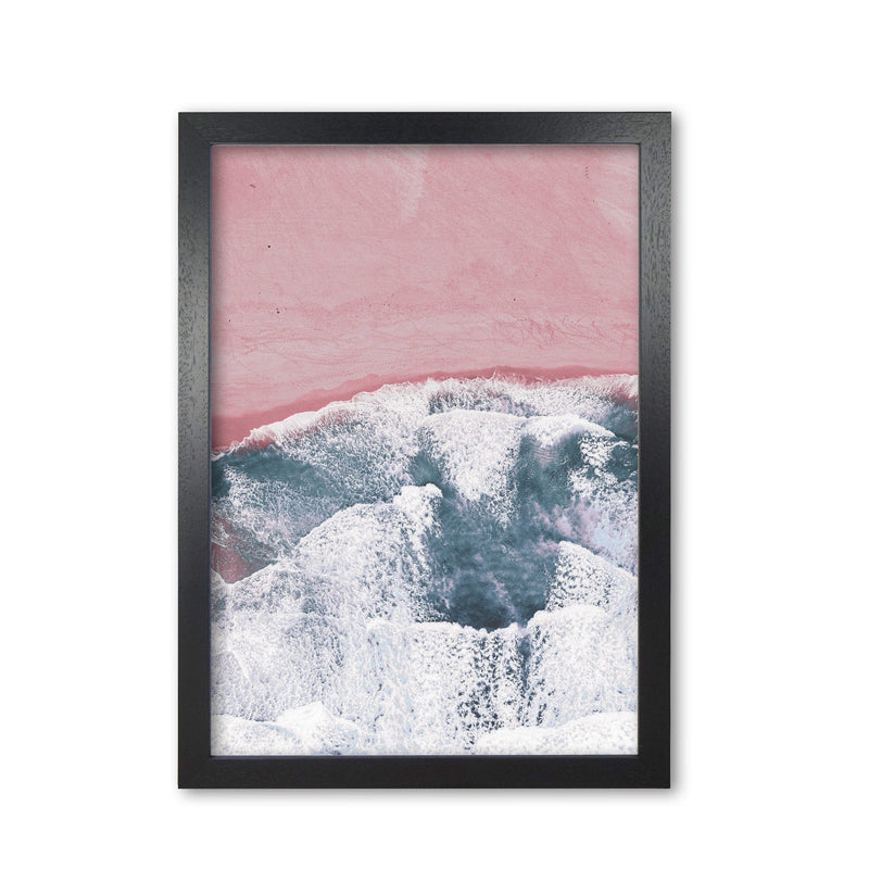 Pink sand modern fine art print, framed botanical &