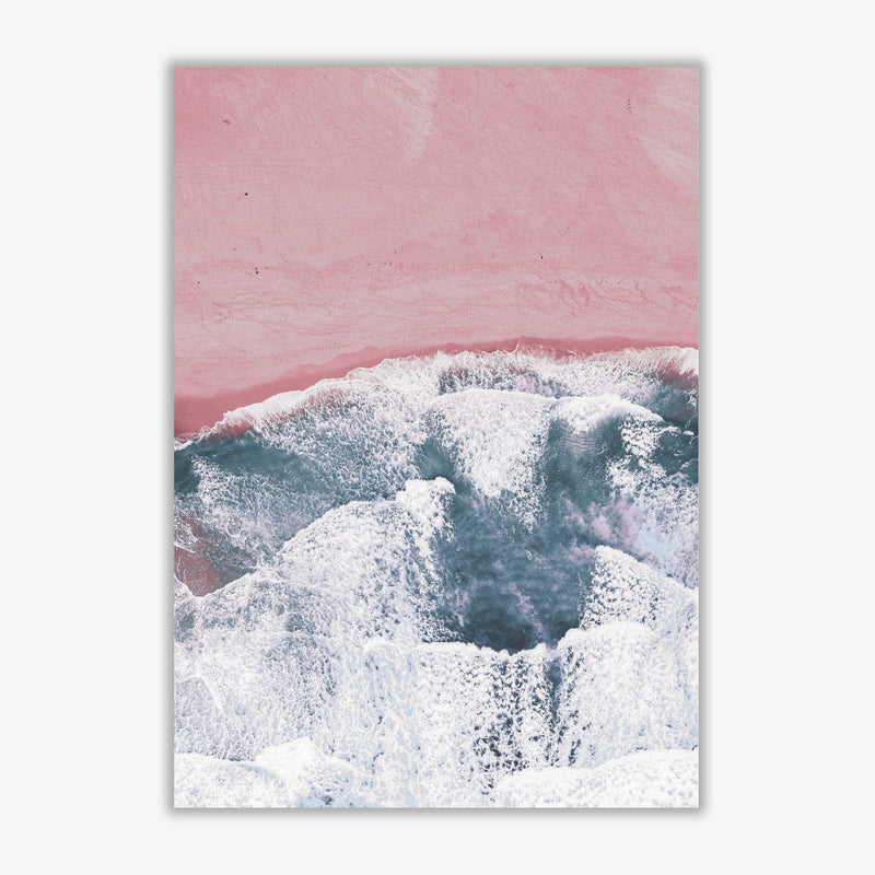 Pink sand modern fine art print, framed botanical &