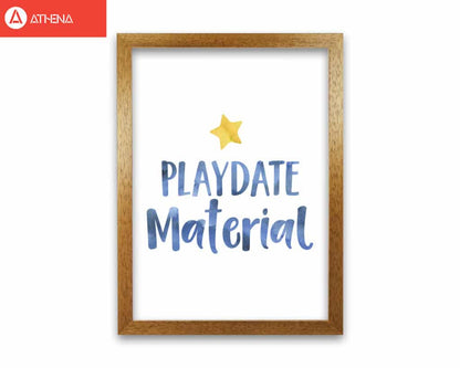 Playdate material watercolour modern fine art print