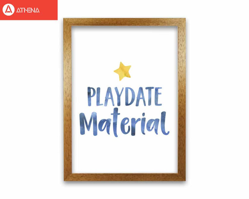 Playdate material watercolour modern fine art print