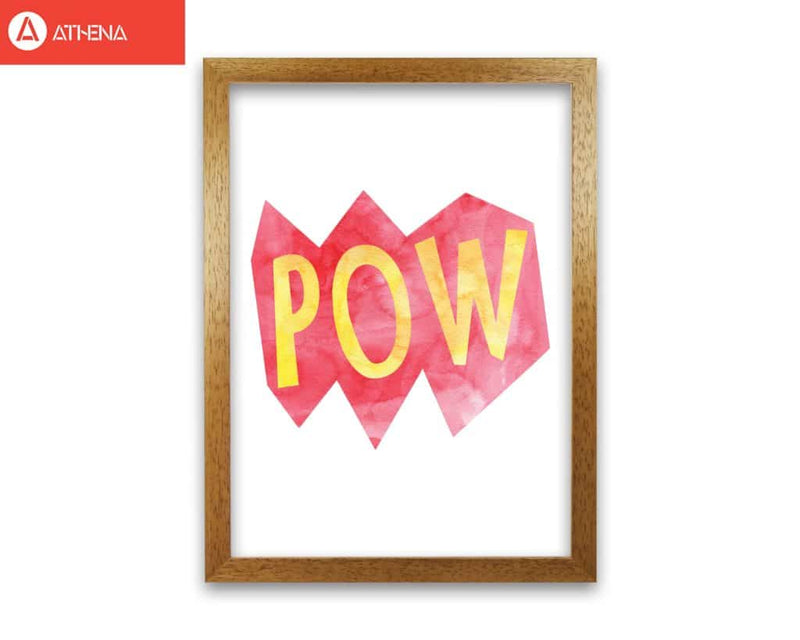 Pow watercolour modern fine art print
