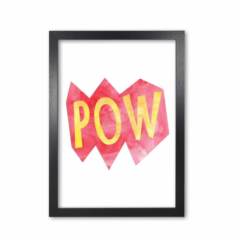 Pow watercolour modern fine art print