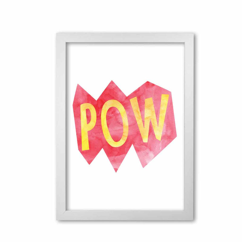 Pow watercolour modern fine art print