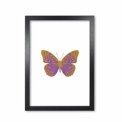 Purple butterfly fine art print by orara studio