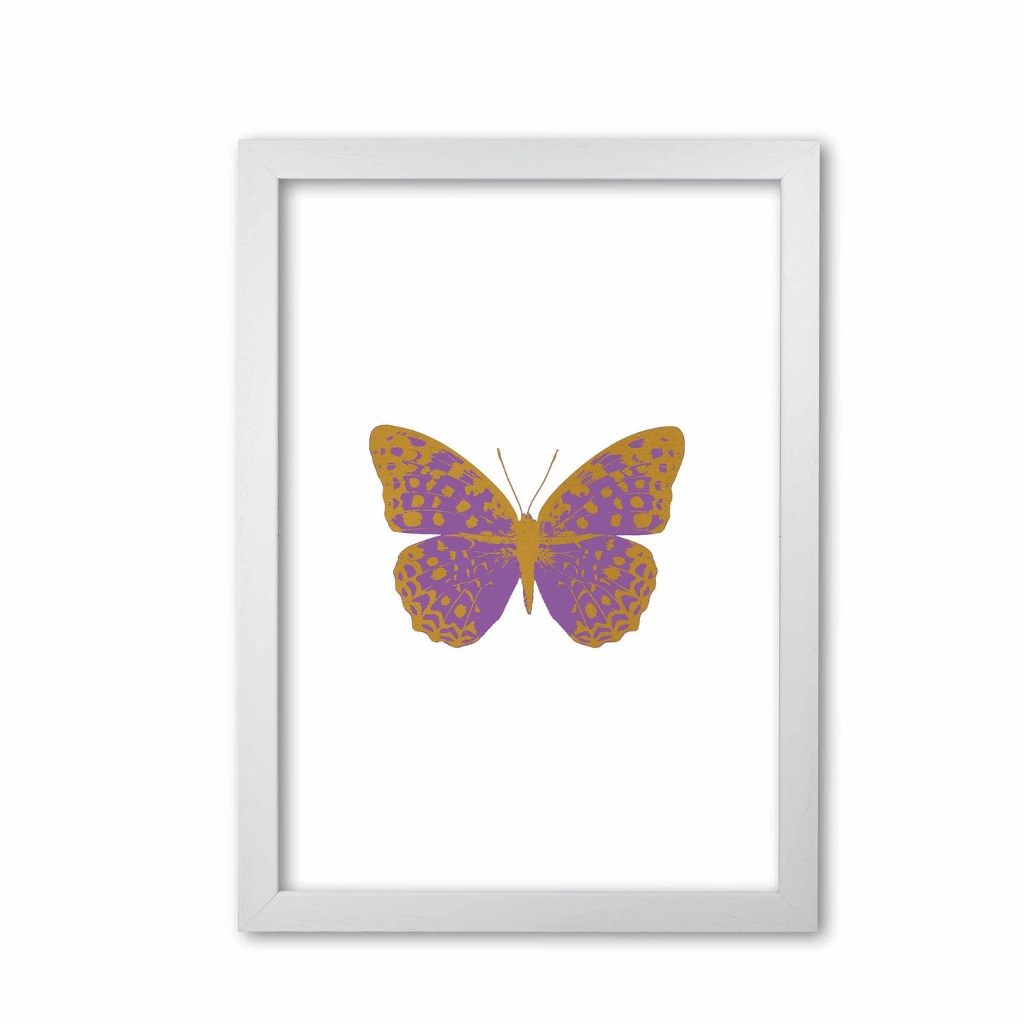 Purple butterfly fine art print by orara studio