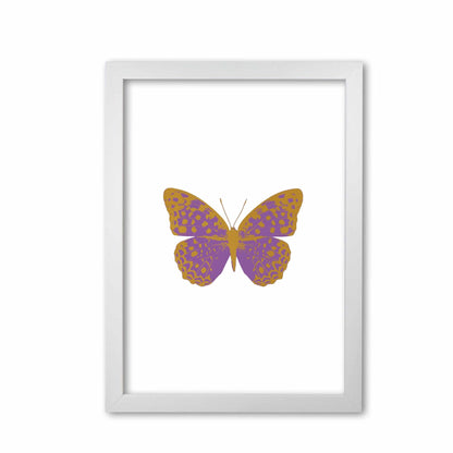 Purple butterfly fine art print by orara studio