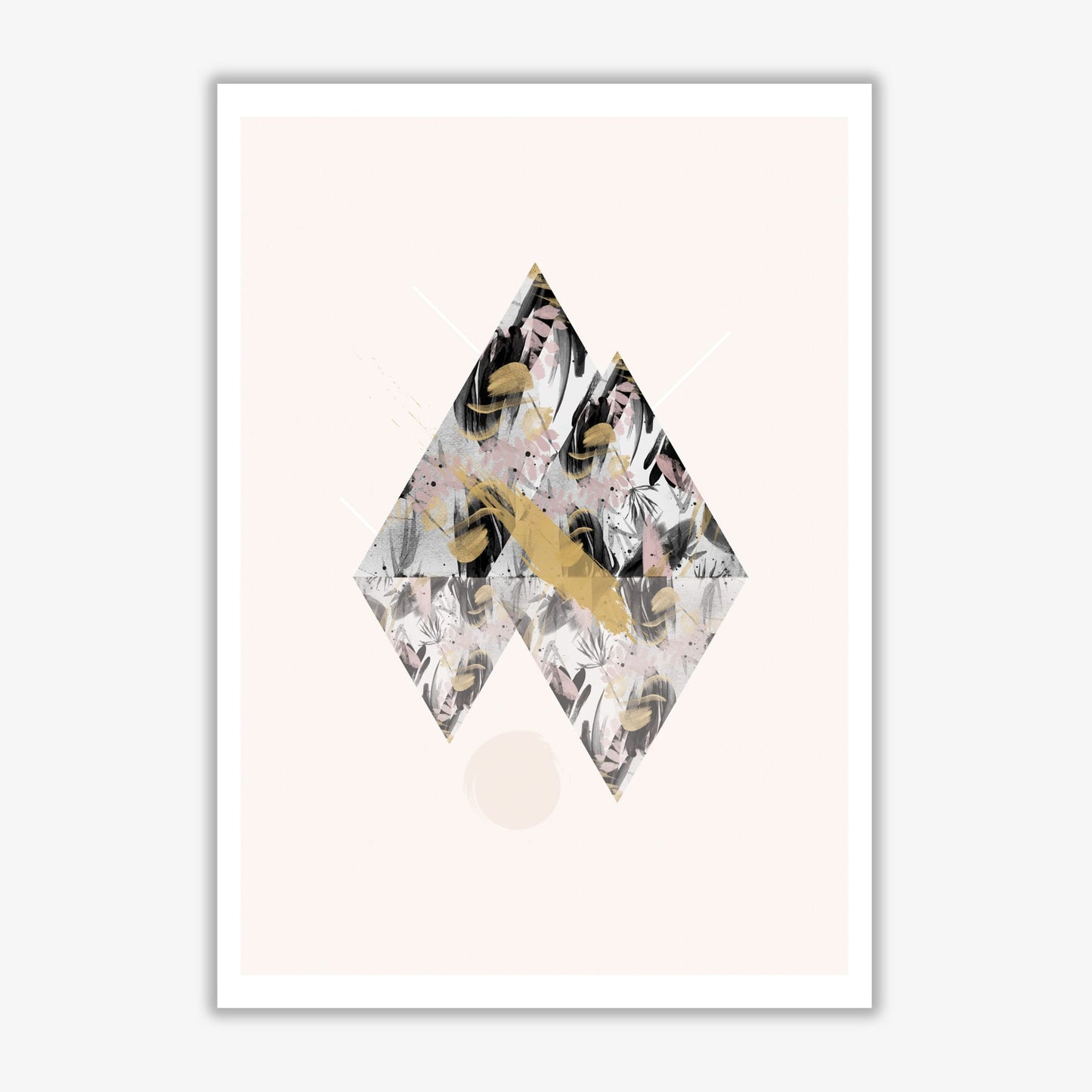 Random geo styles 2 modern fine art print