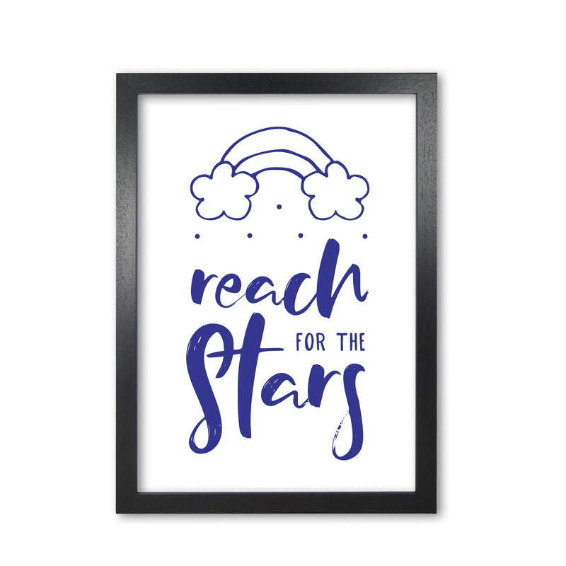 Reach for the stars navy modern fine art print
