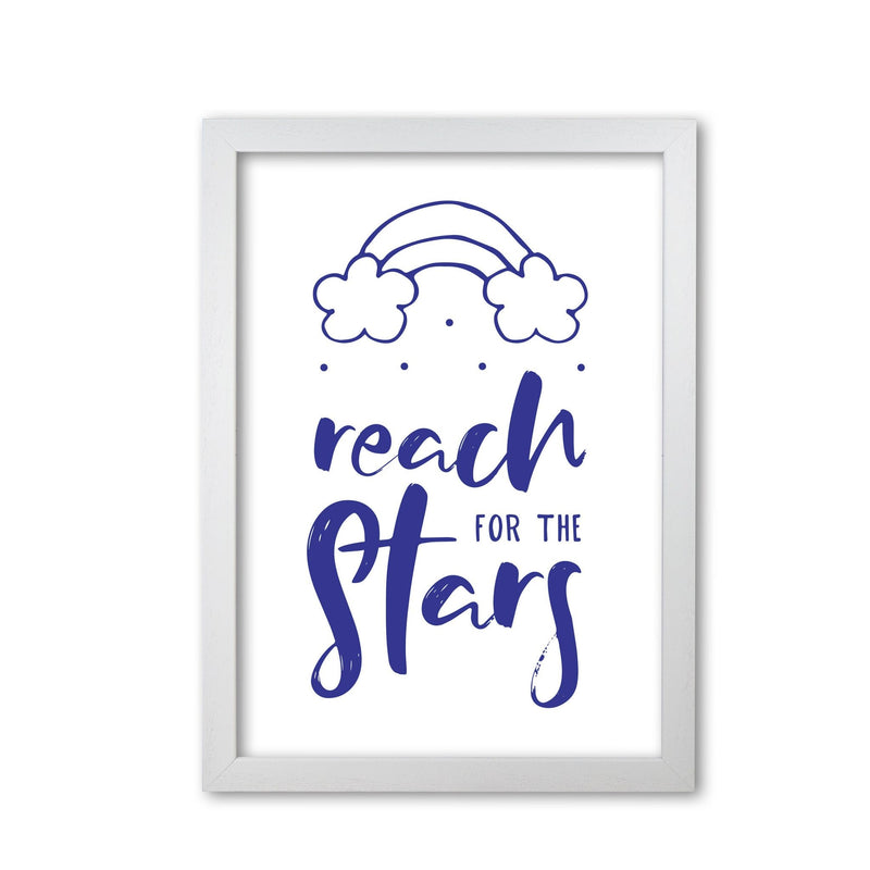 Reach for the stars navy modern fine art print